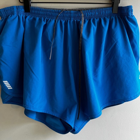 Road Runner Blue Running Shorts Lightweight Athletic Workout Activewear Shorts - Picture 2 of 13